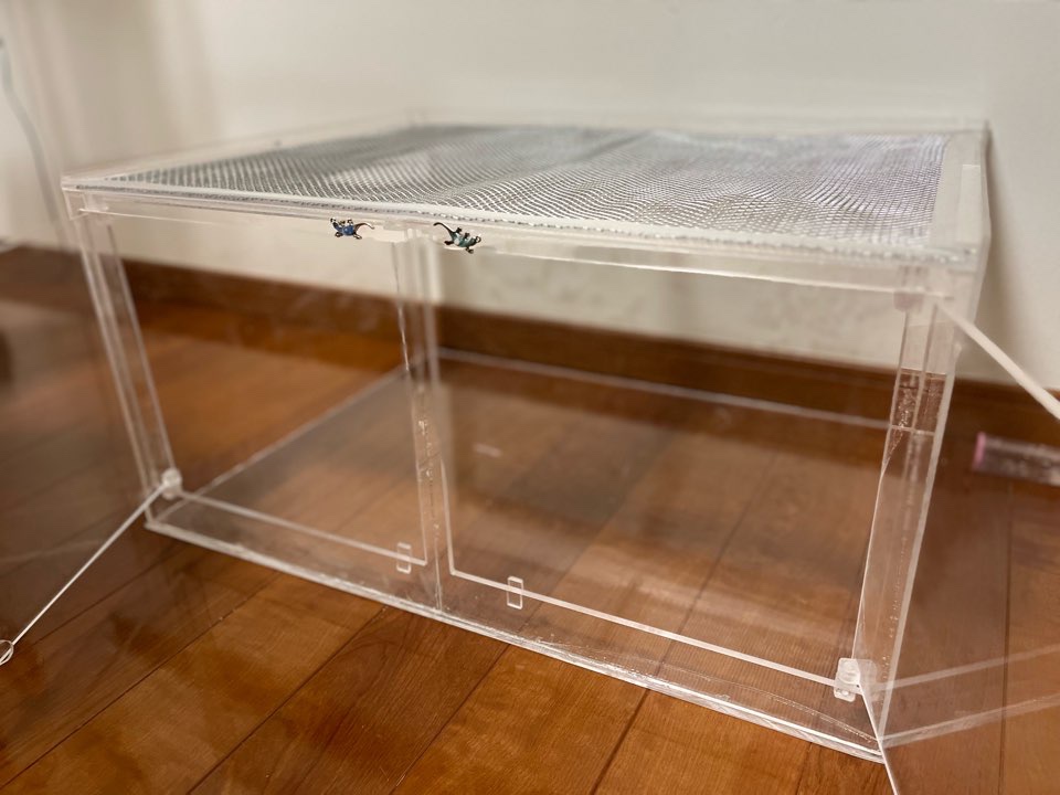 自作アクリルゲージ I made all-clear acrylic cage - YouTube